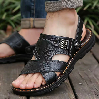 Herren-Sandalen mit Fußgewölbestütze