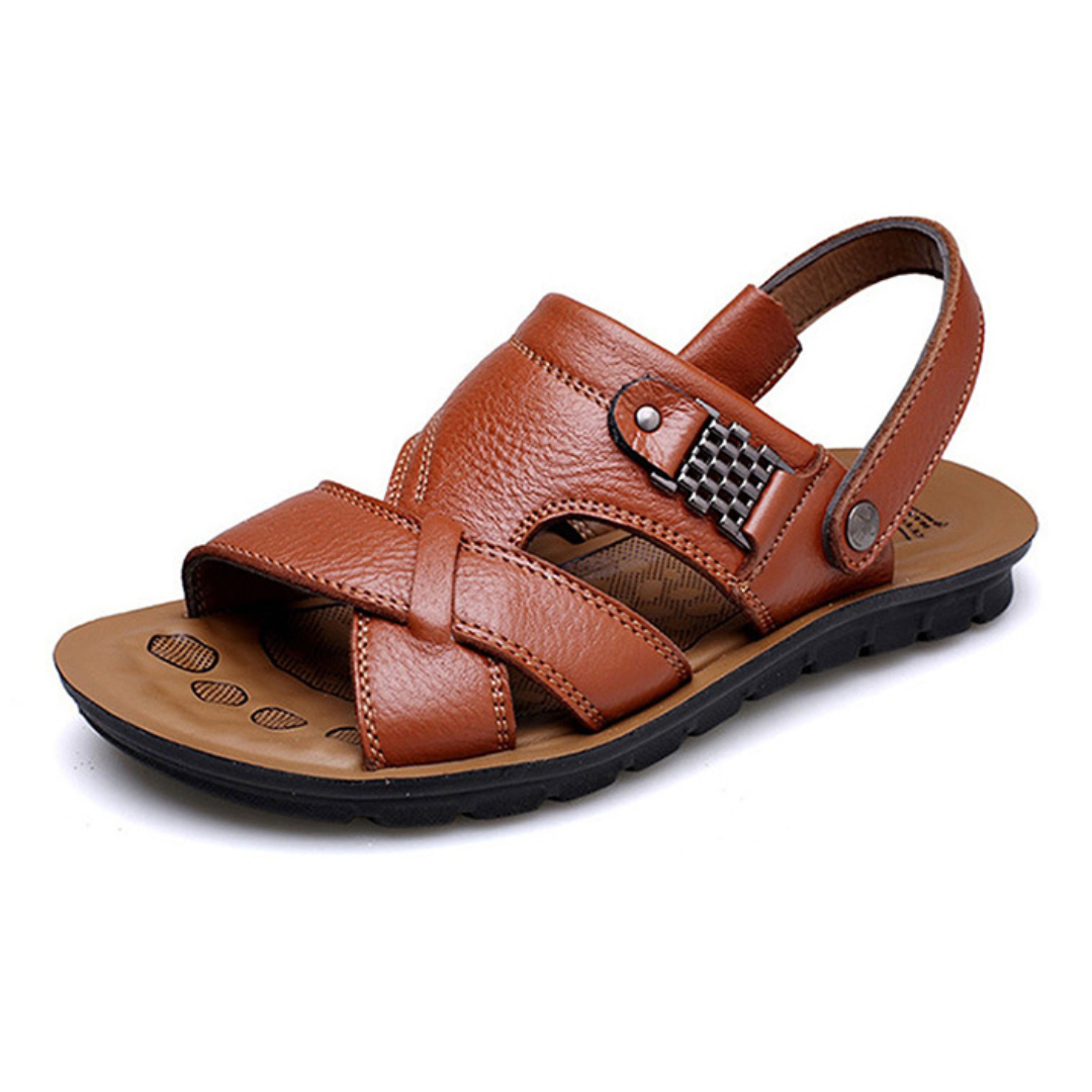 Herren-Sandalen mit Fußgewölbestütze