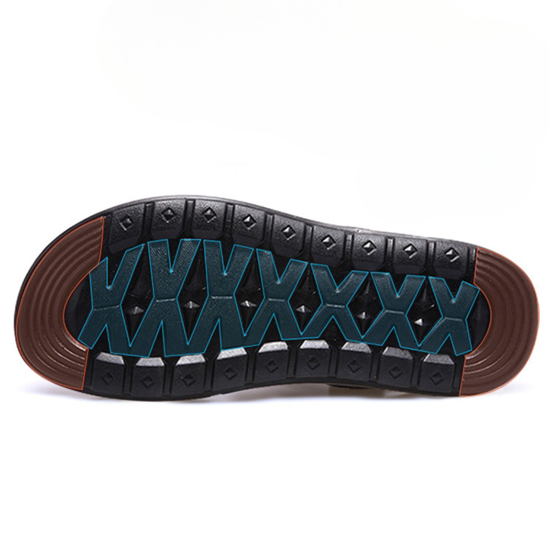 Herren-Sandalen mit Fußgewölbestütze