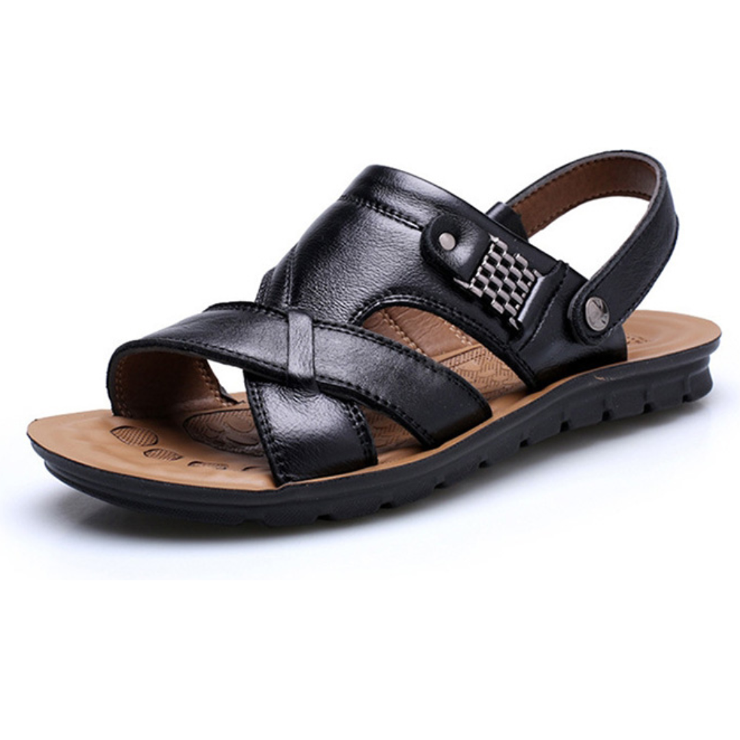 Herren-Sandalen mit Fußgewölbestütze