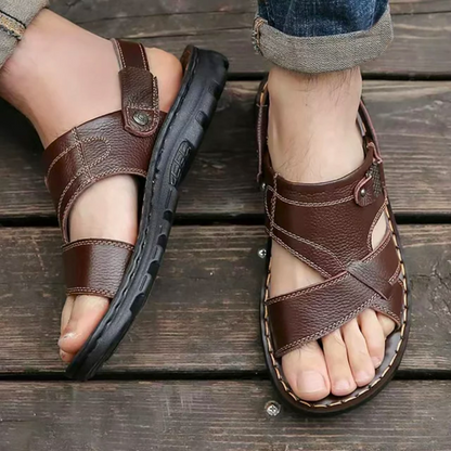 Herren-Sandalen mit Fußgewölbestütze