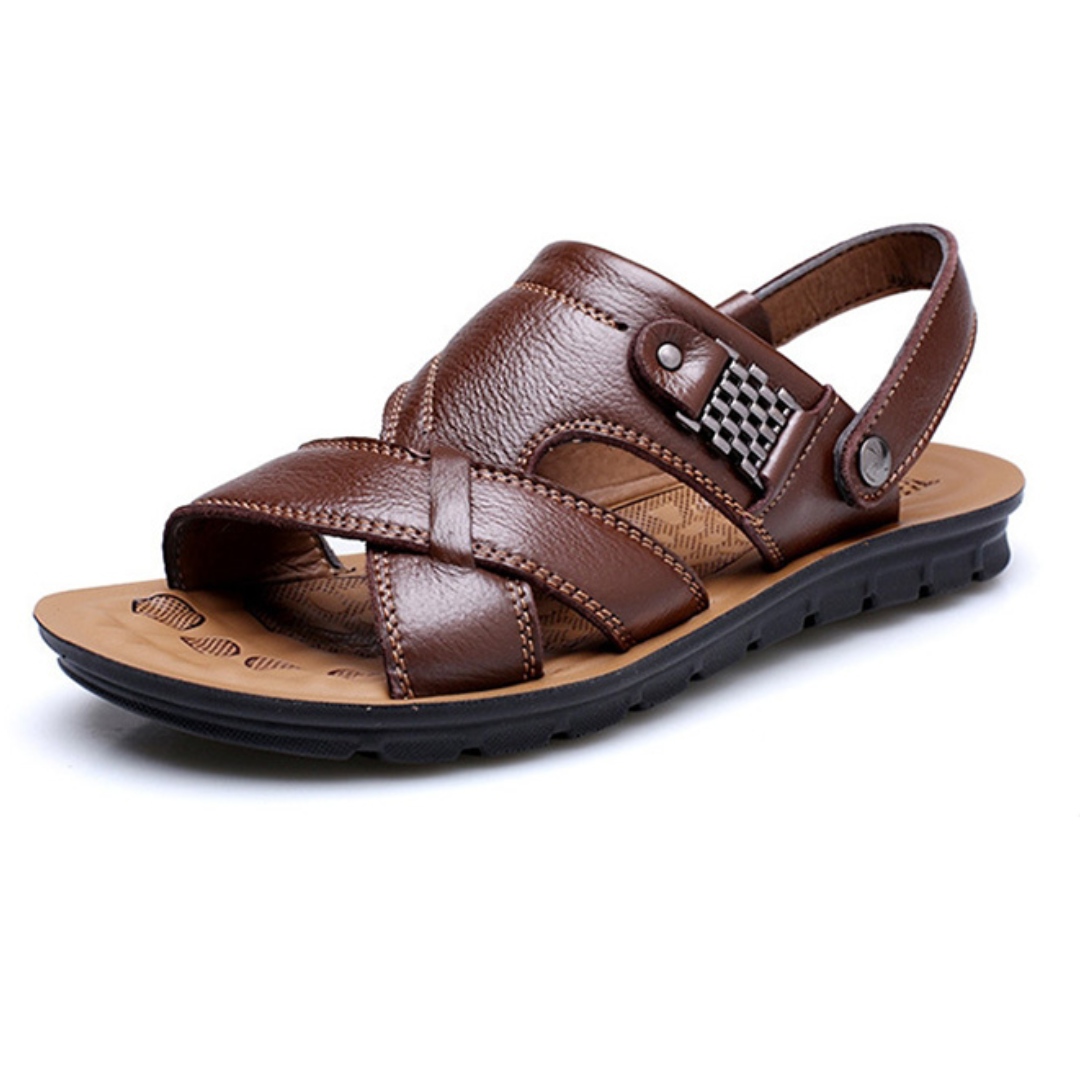 Herren-Sandalen mit Fußgewölbestütze