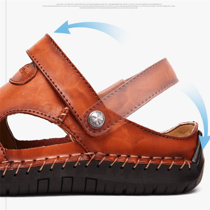 Herren-Sandalen mit stützender Gestaltung