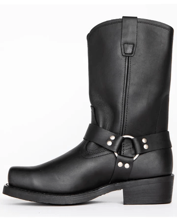Herren-Stiefel mit Harness-Riemen