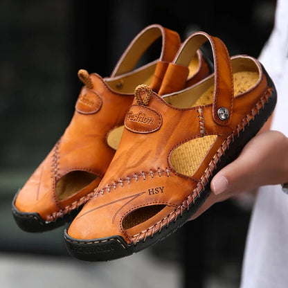 Herren-Sandalen mit verstellbarem Fersenriemen