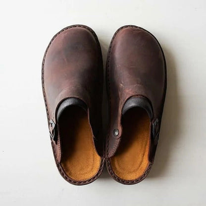Herren-Mules mit Fersenriemen