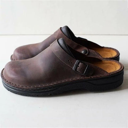 Herren-Mules mit Fersenriemen