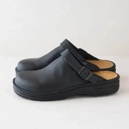 Herren-Mules mit Fersenriemen