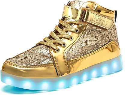 Herren-LED-Sneaker mit USB-Ladefunktion