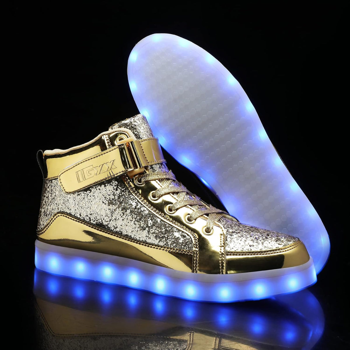 Herren-LED-Sneaker mit USB-Ladefunktion