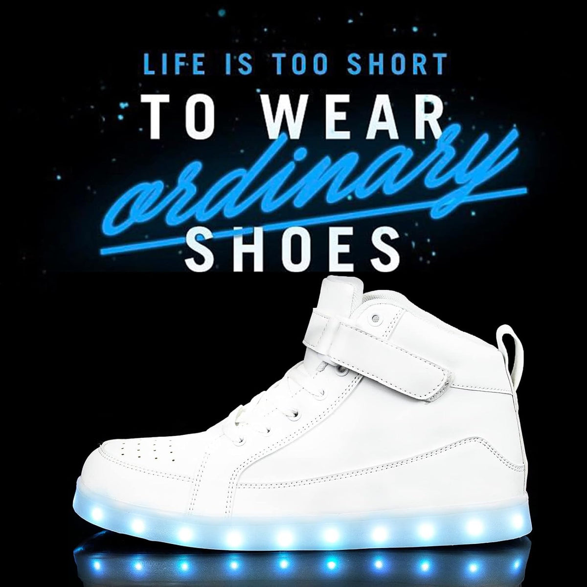 Herren-LED-Sneaker mit USB-Ladefunktion