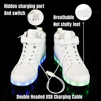 Herren-LED-Sneaker mit USB-Ladefunktion