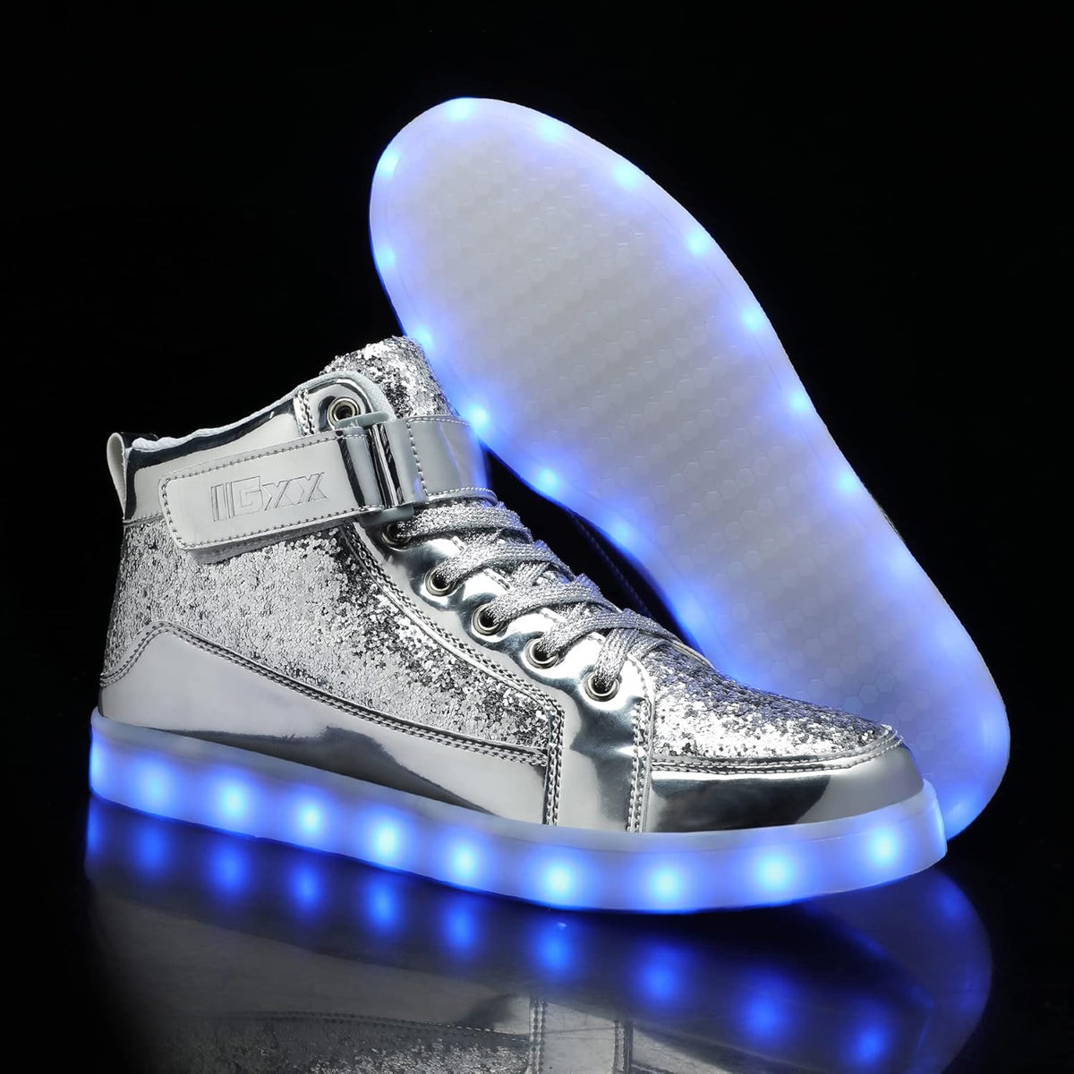 Herren-LED-Sneaker mit USB-Ladefunktion