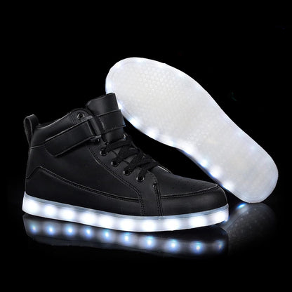 Herren-LED-Sneaker mit USB-Ladefunktion