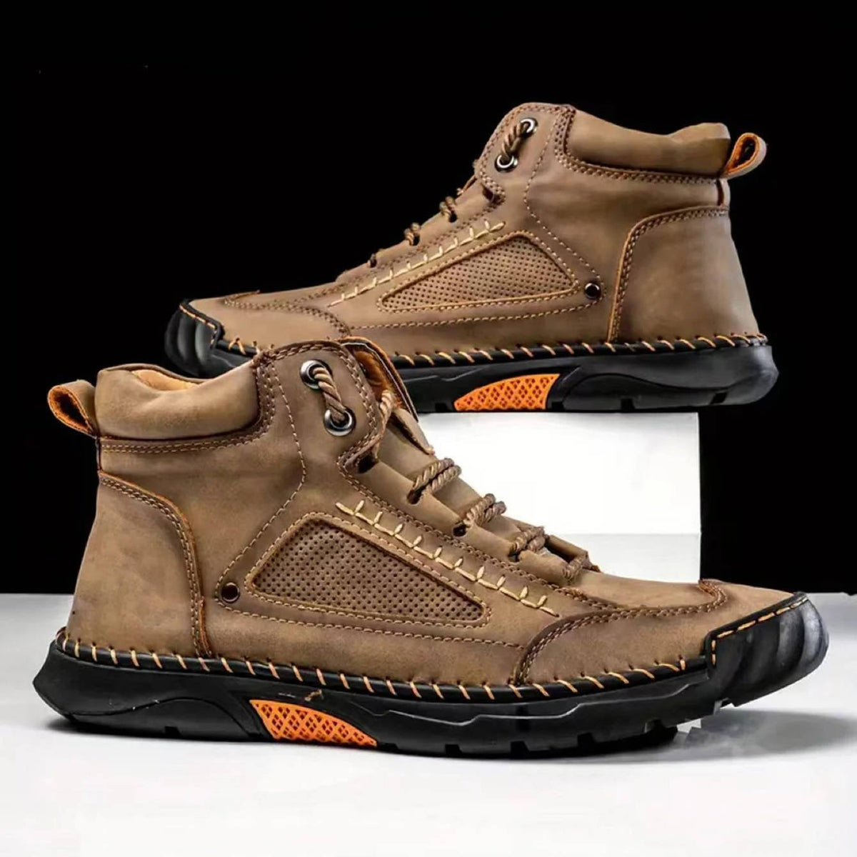 Herren-Wanderstiefel mit Fußgewölbestütze