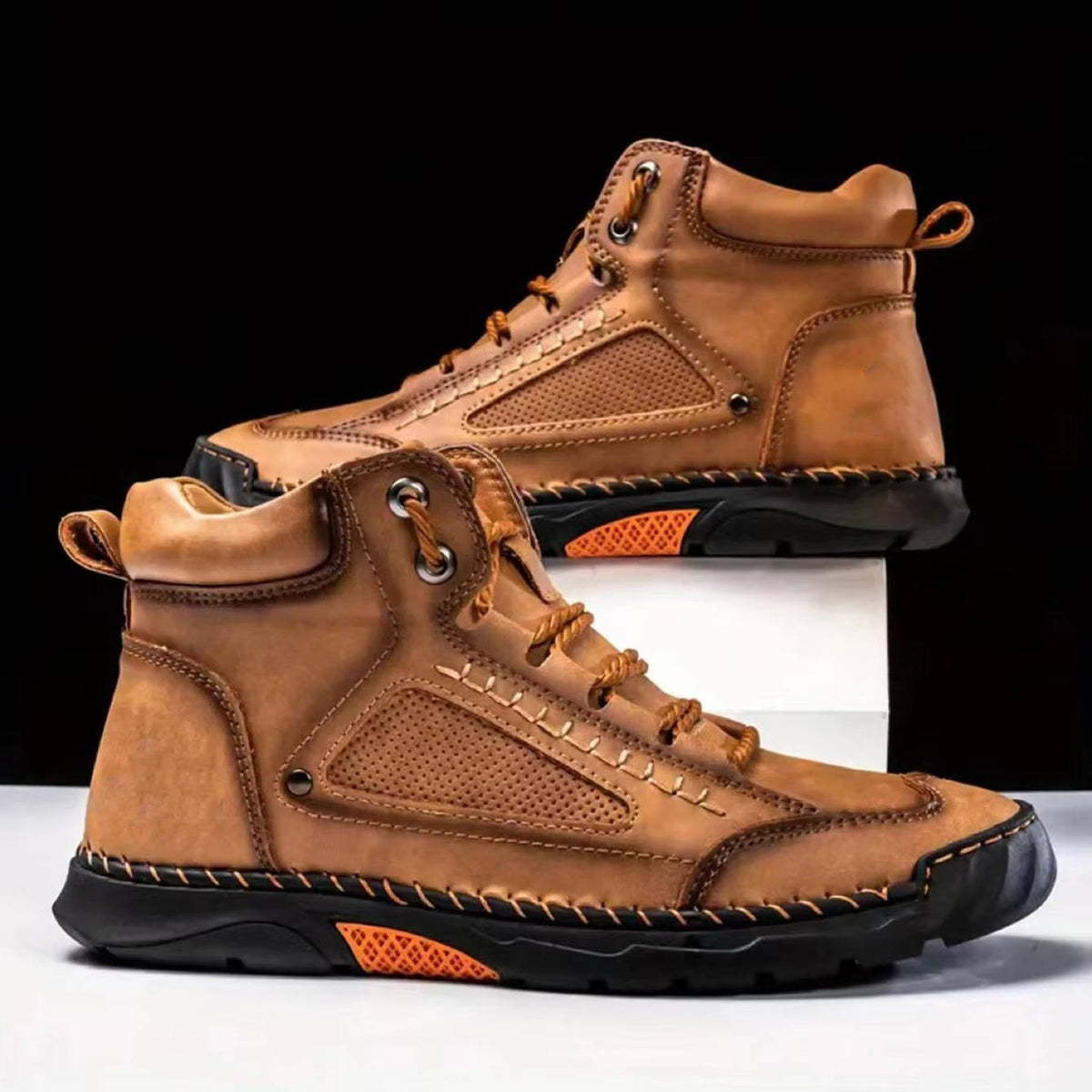 Herren-Wanderstiefel mit Fußgewölbestütze