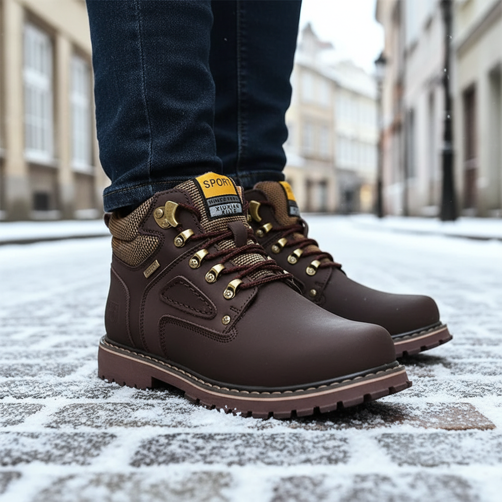 Herren-Winterschuhe im Retro-Design