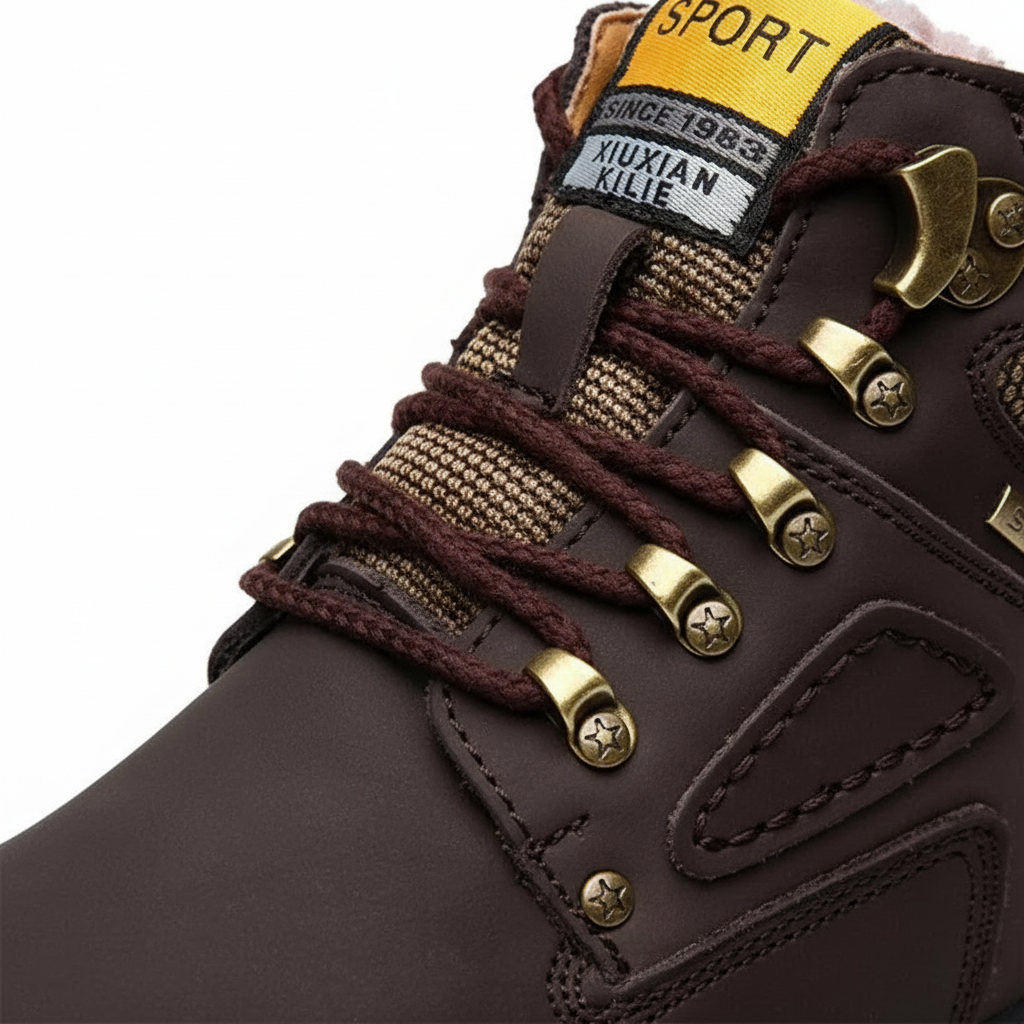 Herren-Winterschuhe im Retro-Design