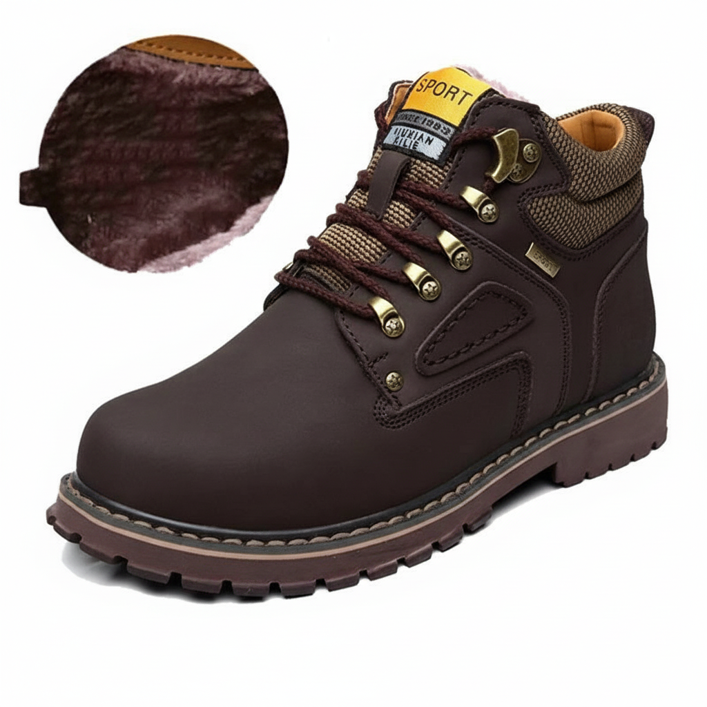 Herren-Winterschuhe im Retro-Design