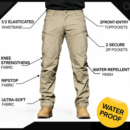 Herren Outdoor Tactical Wasserdichte Cargo-Hose